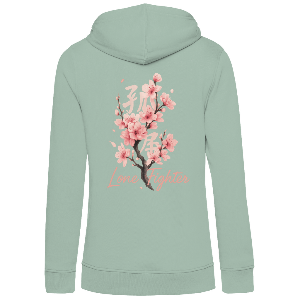 Damen Premium Bio Hoodie Cherry Blossom