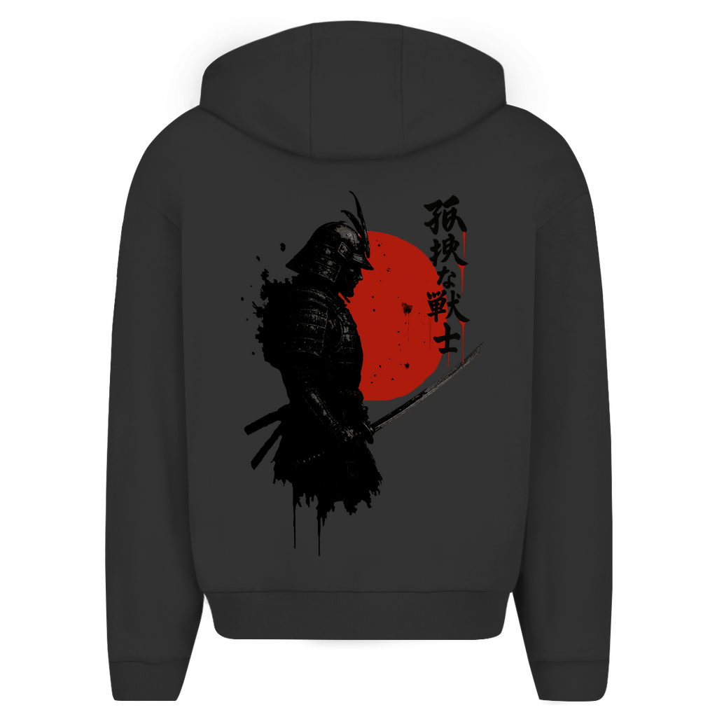 Herren Oversize Zipper Hoodie Kodoku na Kage