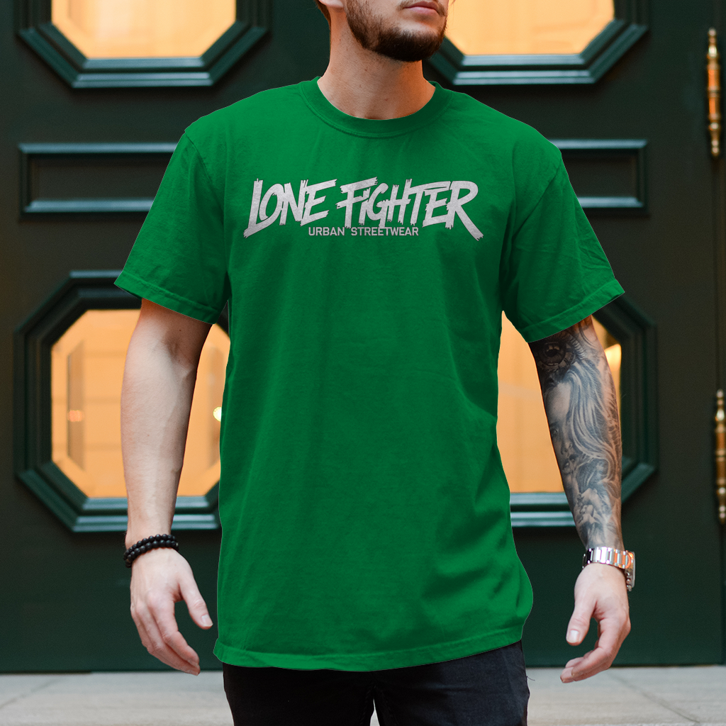 Herren T-Shirt Lone Fighter Graffiti