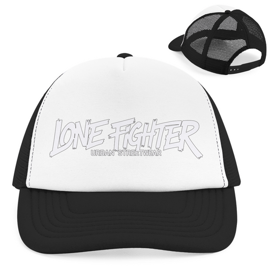 Retro Trucker Cap Lone Fighter Graffiti