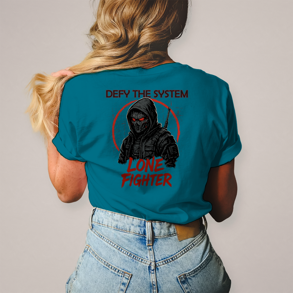 Damen T-Shirt Defy the System