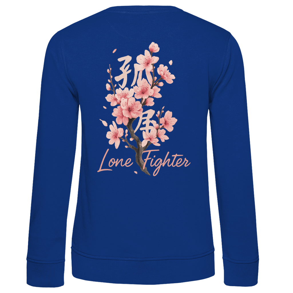Damen Premium Bio Sweatshirt Cherry Blossom