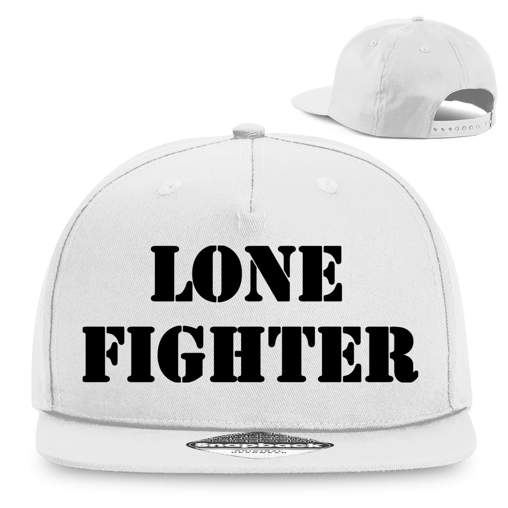 Snapback Rapper Cap Lone Fighter Schriftzug