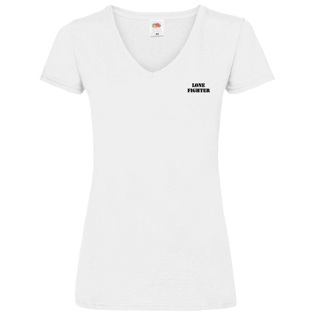 Damen Basic V-Neck T-Shirt Wings of Resolve