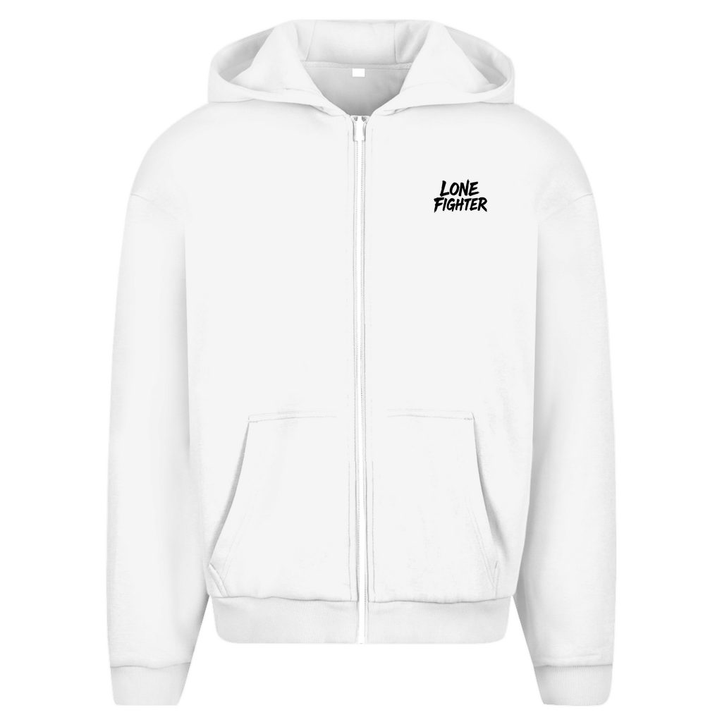 Herren Oversize Zipper Hoodie Shadow of Bushido