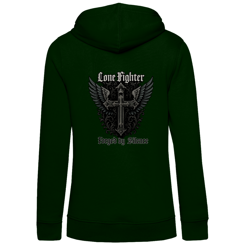 Damen Premium Bio Hoodie Wings of Resolve