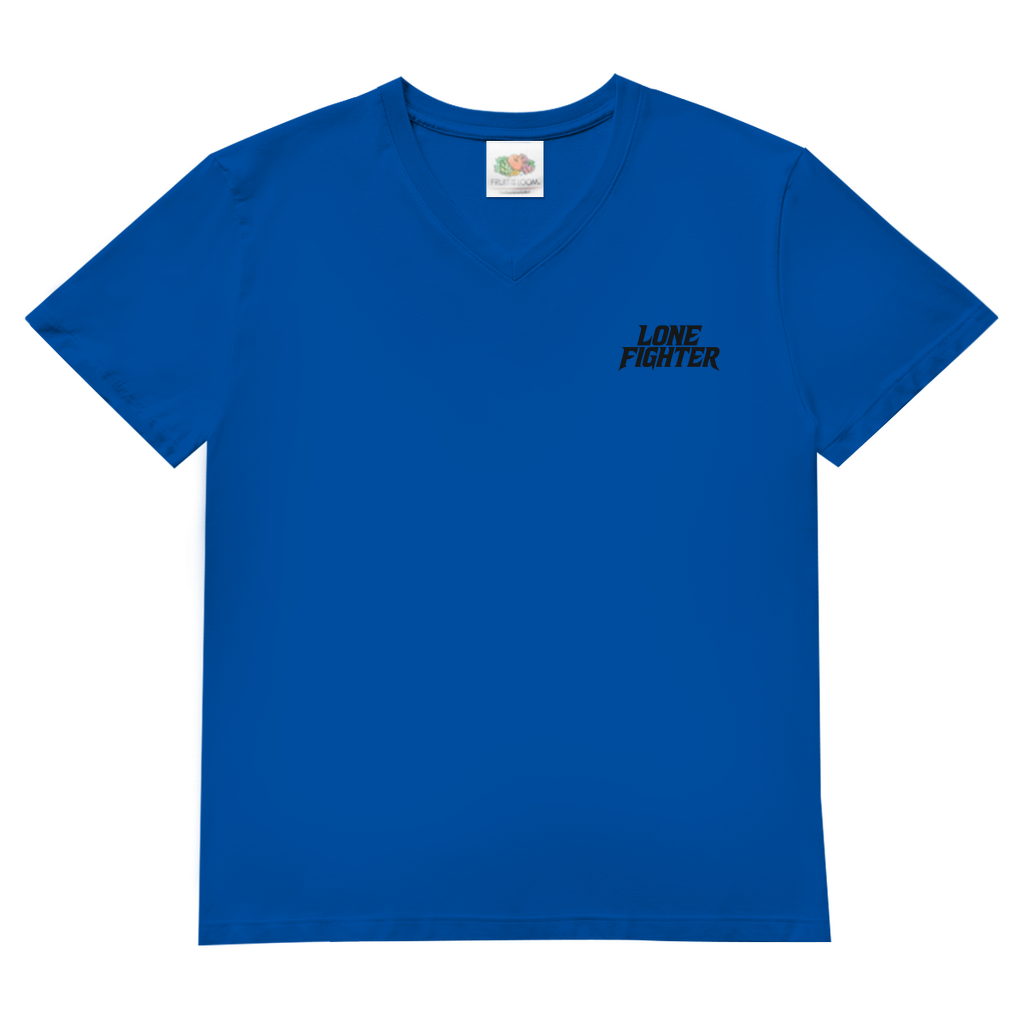 Herren Basic V-Neck T-Shirt Silent End