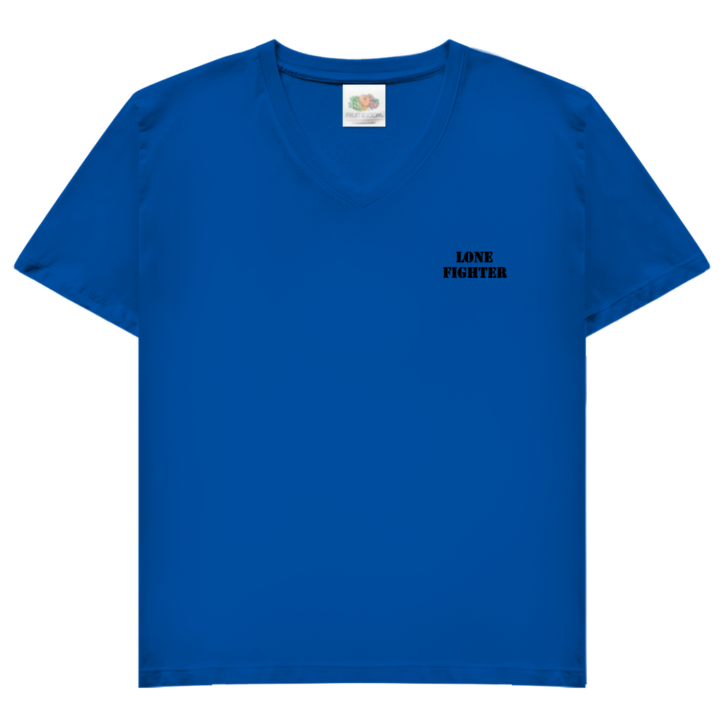 Damen Basic V-Neck T-Shirt Determination