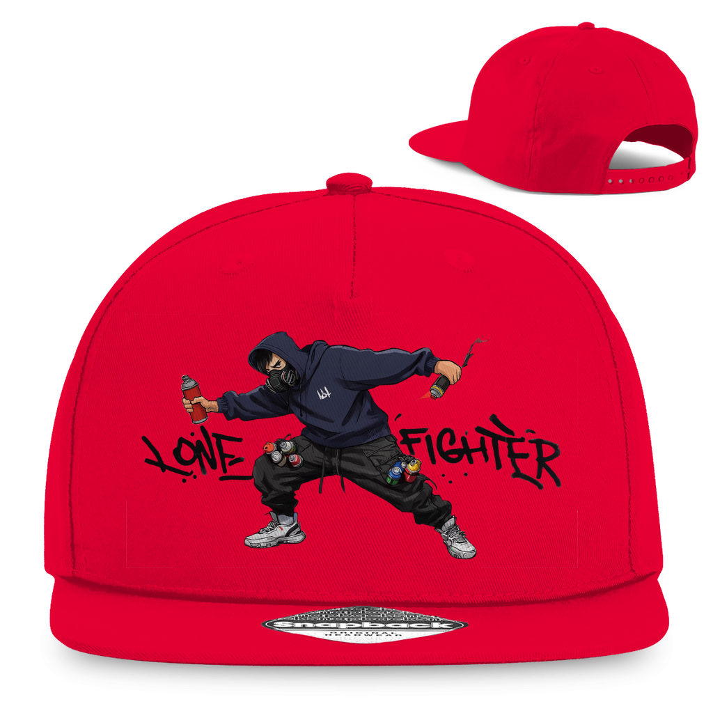Snapback Rapper Cap Spray Alone, Fight Alone