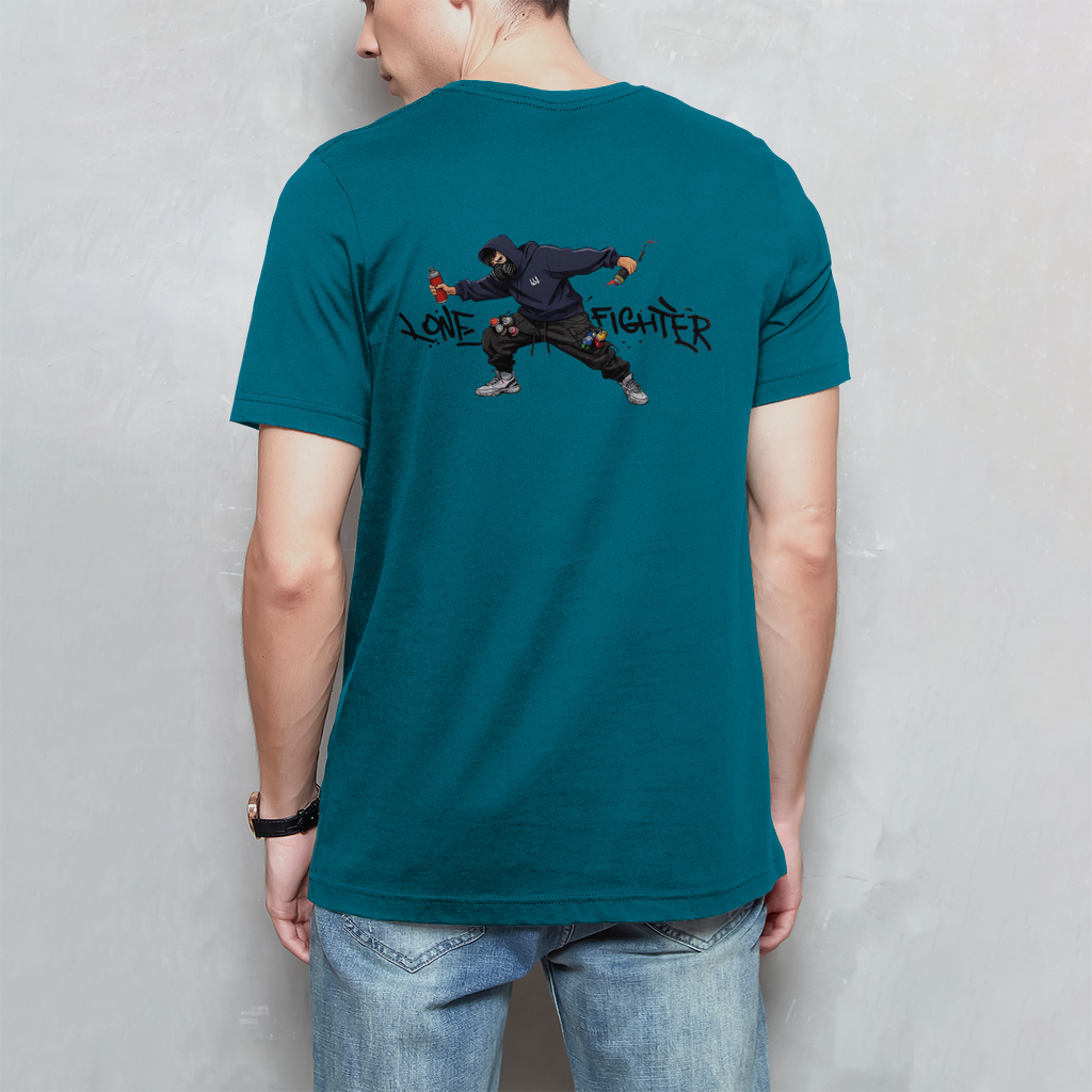 Herren T-Shirt Spray Alone, Fight Alone