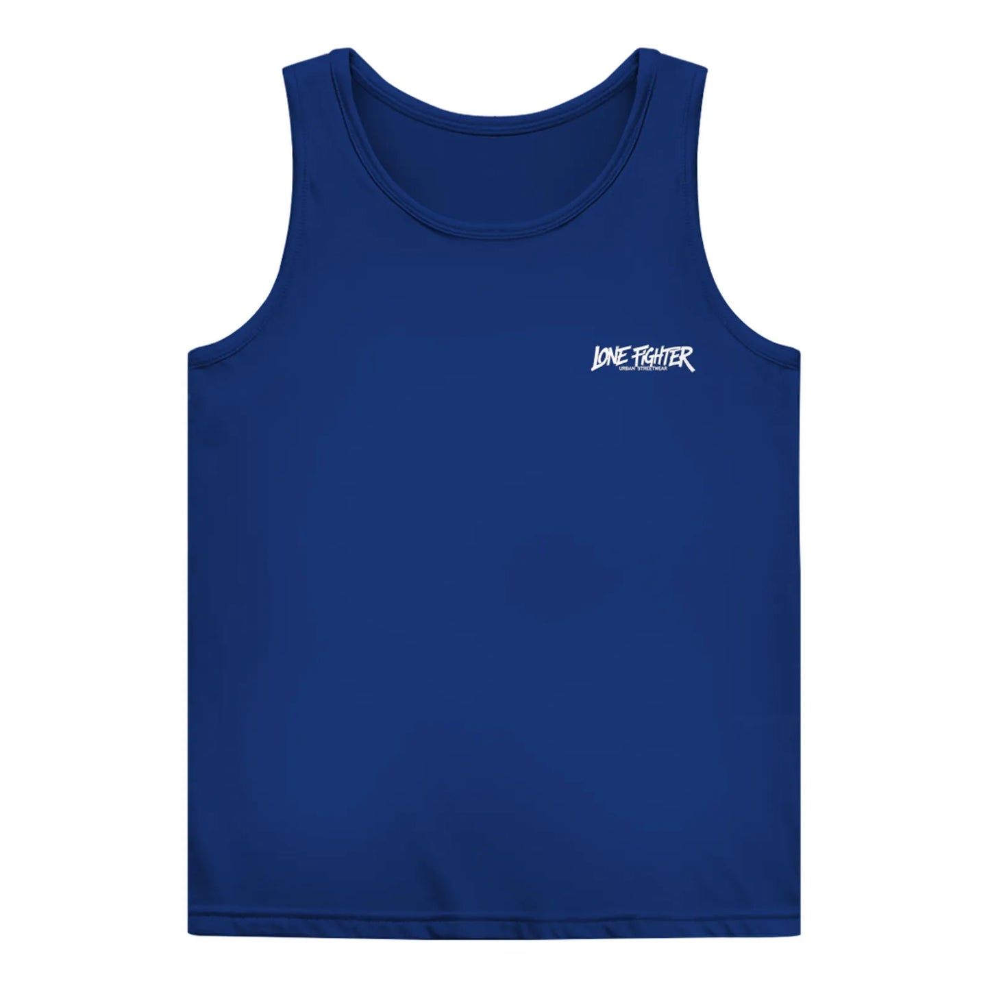 Damen Basic Tank Top Spray Alone, Fight Alone