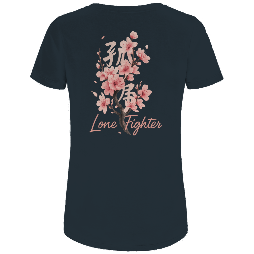 Damen Premium Bio T-Shirt Cherry Blossom