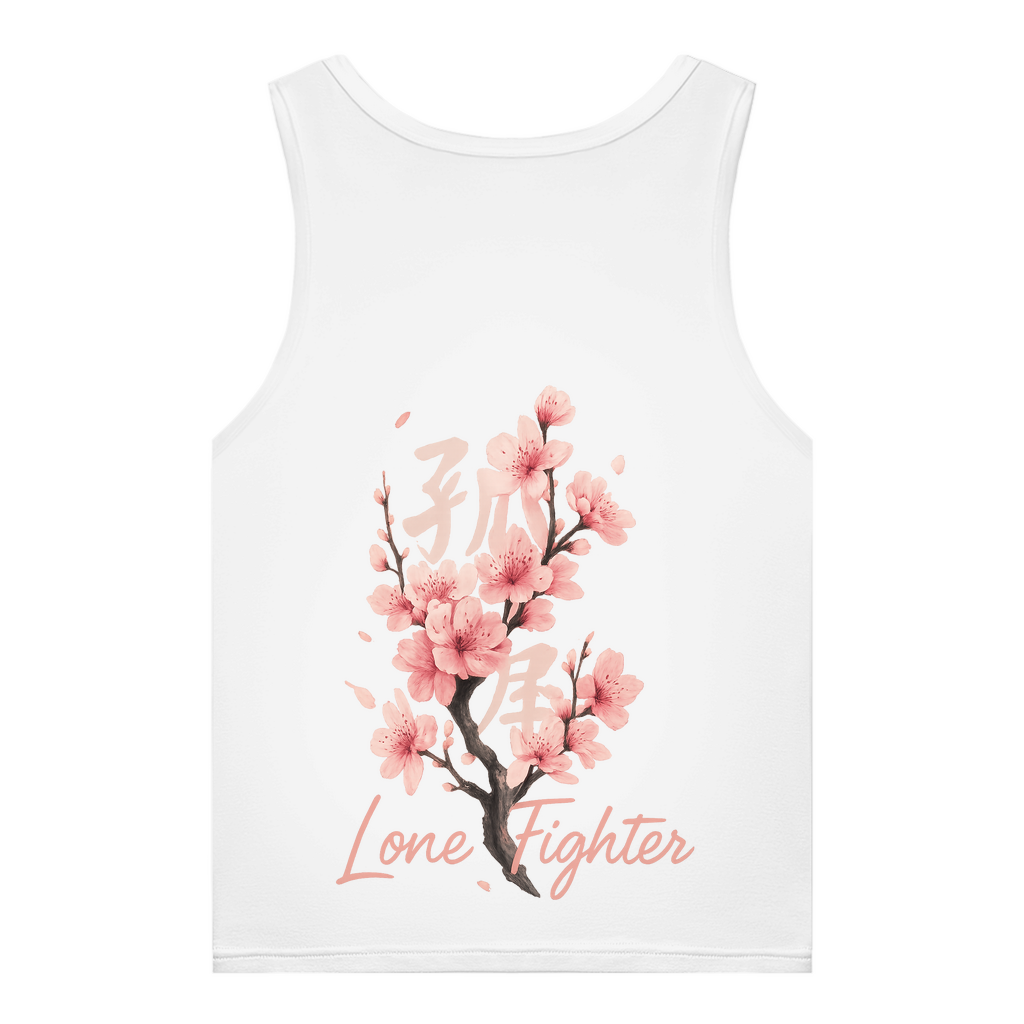 Damen Premium Organic Tank Top Cherry Blossom