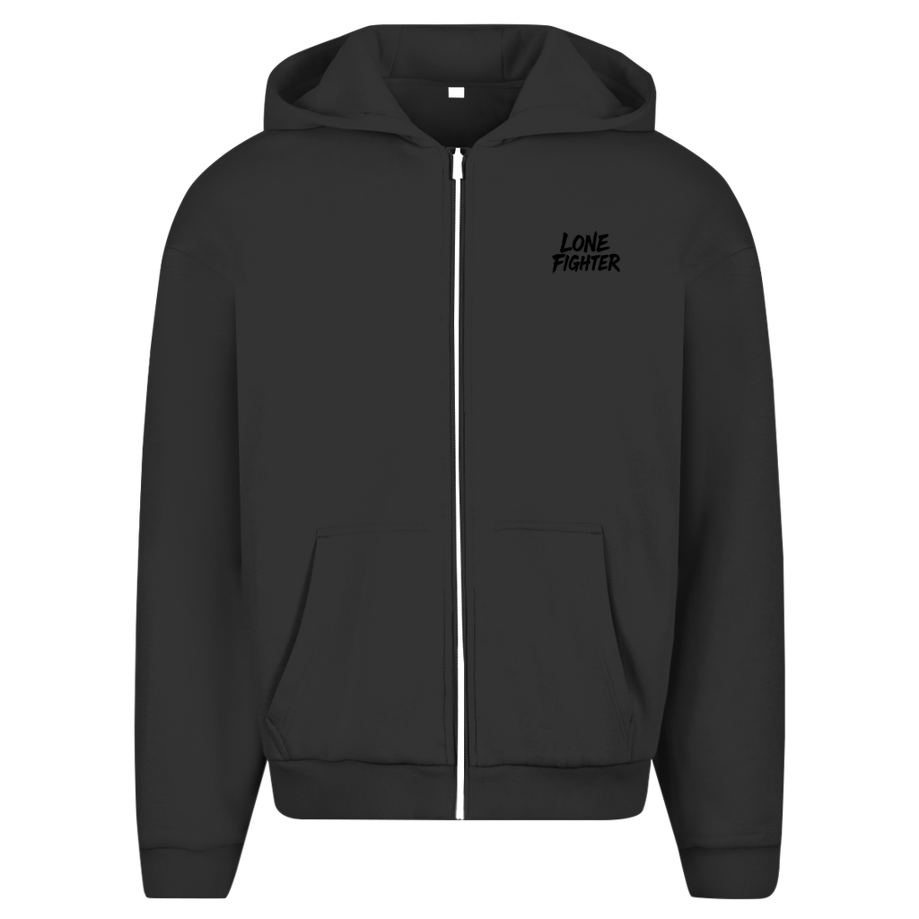 Herren Oversize Zipper Hoodie Kodoku na Kage