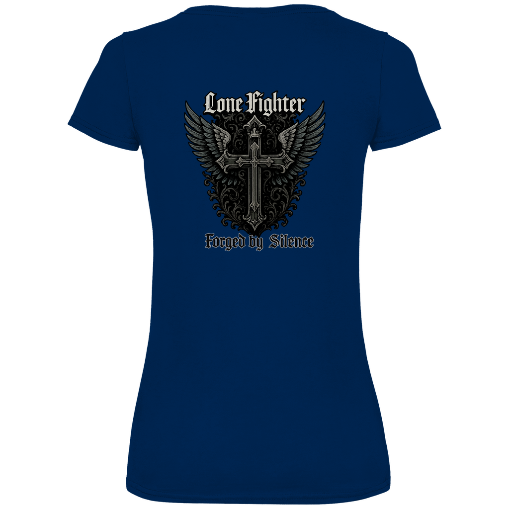 Damen Premium Bio V-Neck T-Shirt Wings of Resolve