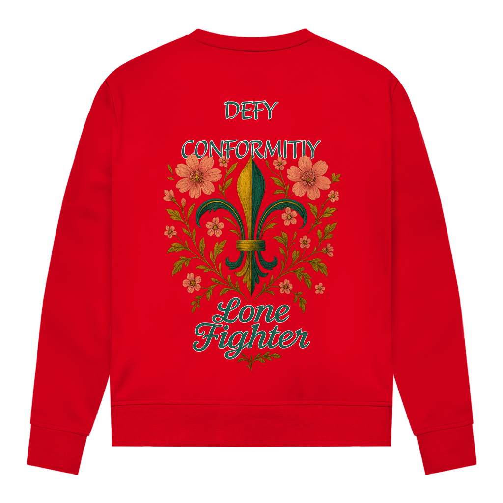 Damen Sweatshirt Fleur de lis
