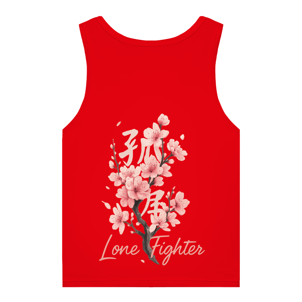 Damen Premium Organic Tank Top Cherry Blossom