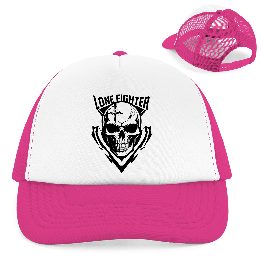 Retro Trucker Cap Skull