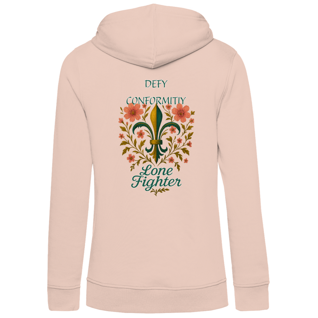 Damen Premium Bio Hoodie Fleur de lis