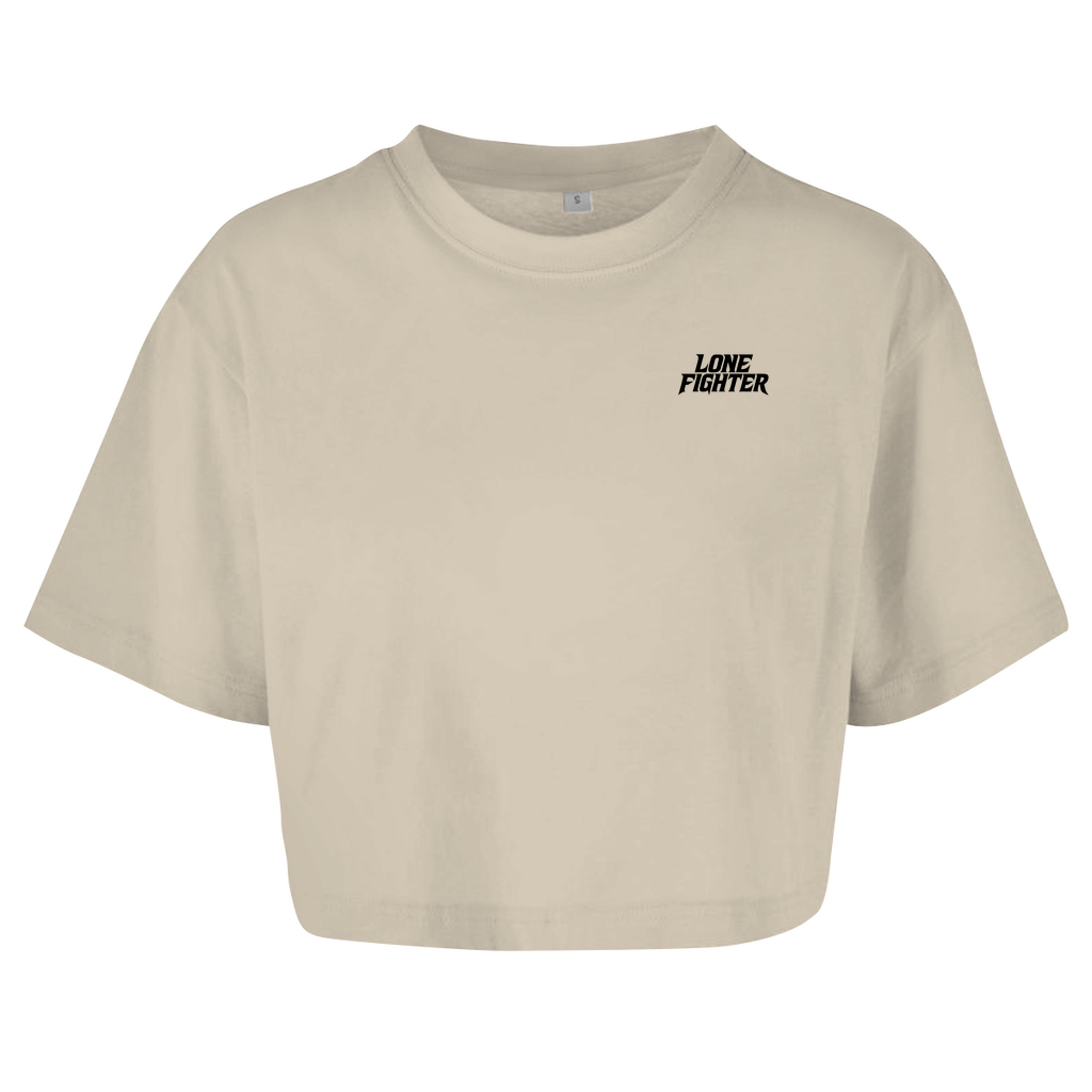 Damen Oversize Crop Top Rebel Motion