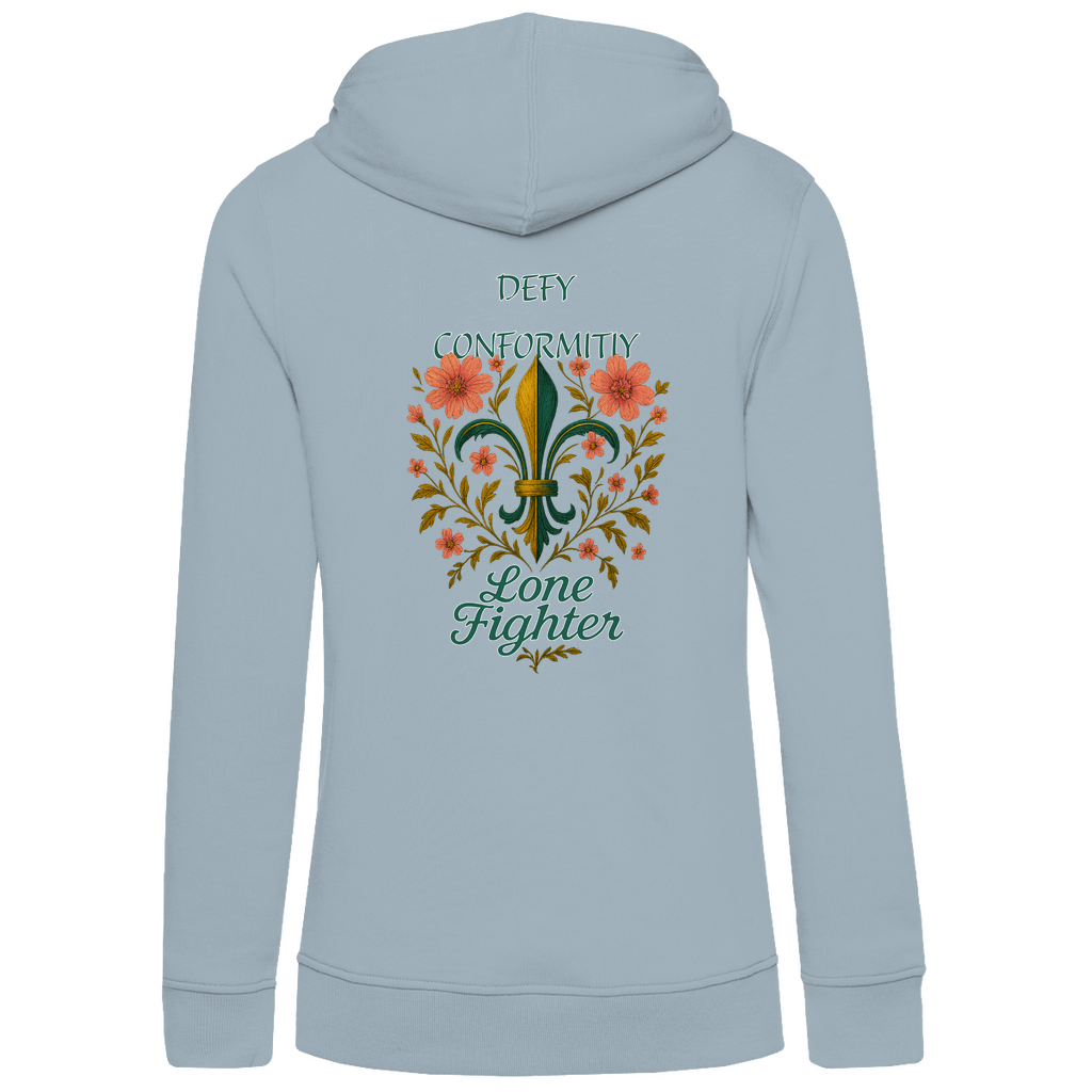 Damen Premium Bio Hoodie Fleur de lis