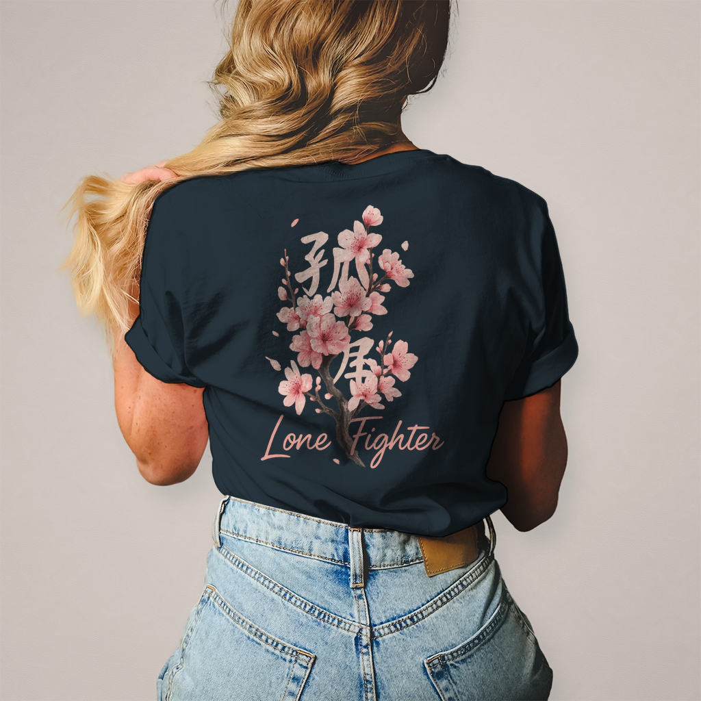 Damen T-Shirt Cherry Blossom