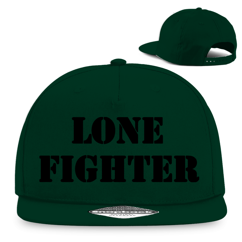Snapback Rapper Cap Lone Fighter Schriftzug