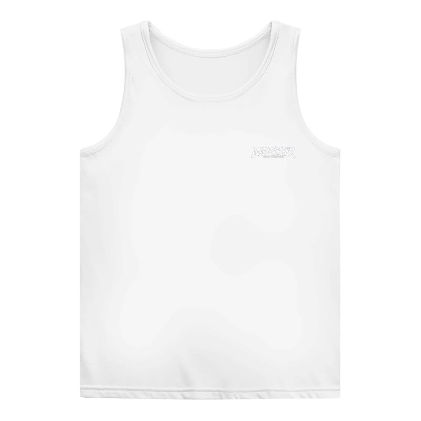 Damen Basic Tank Top Spray Alone, Fight Alone