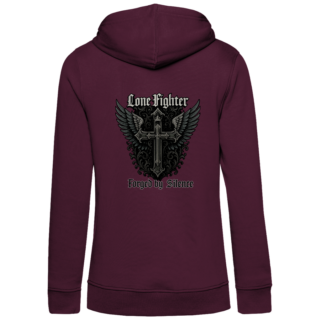 Damen Premium Bio Hoodie Wings of Resolve