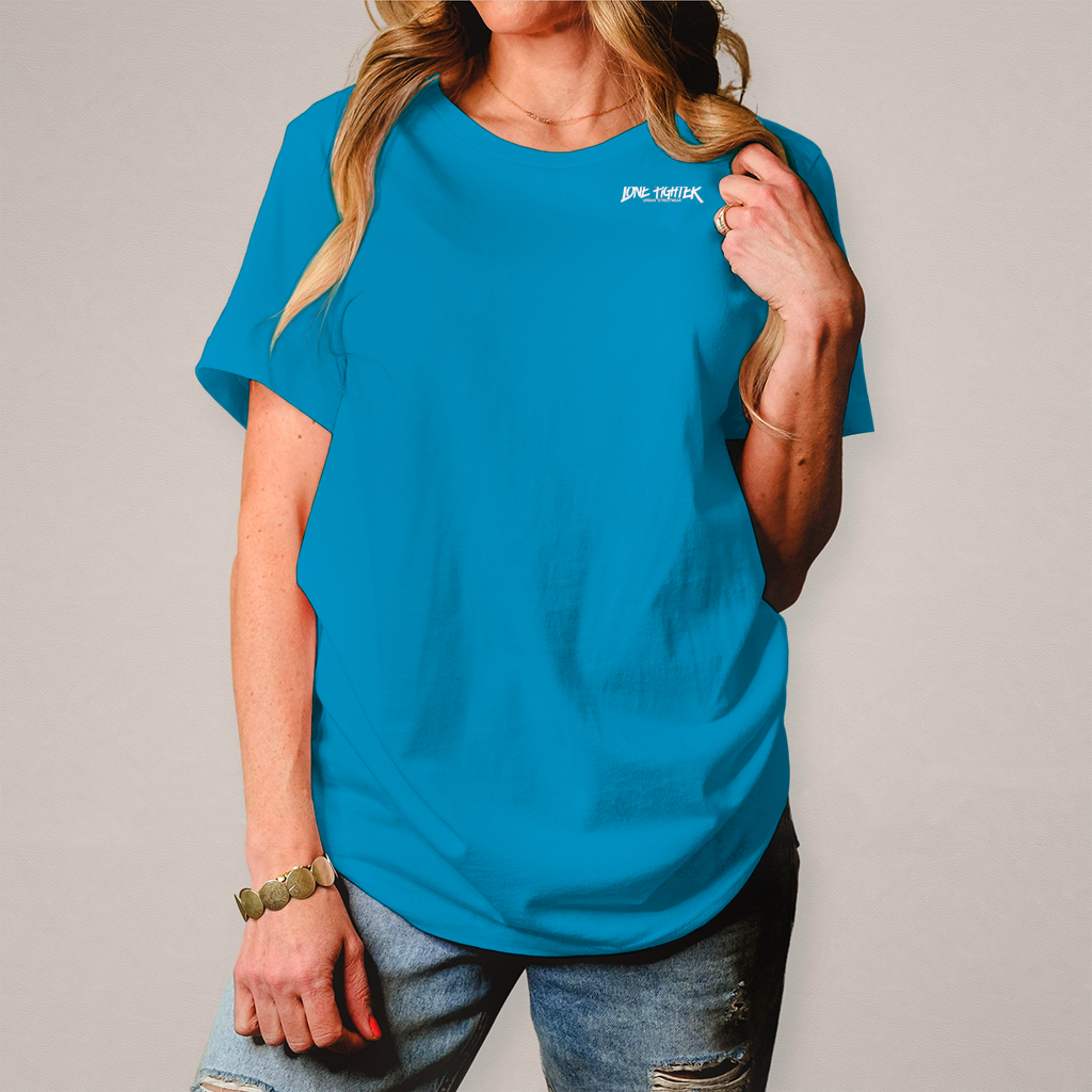 Damen T-Shirt Spray Alone, Fight Alone
