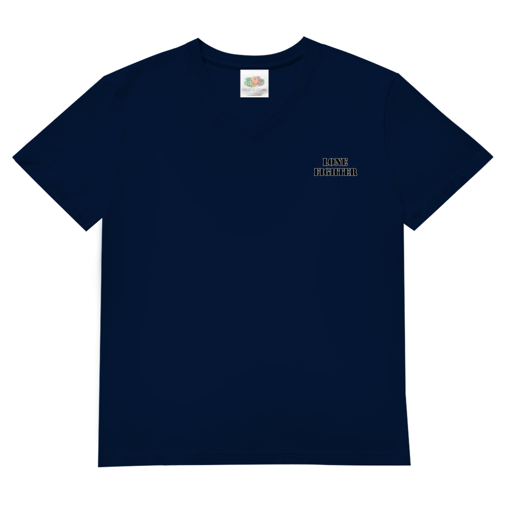 Herren Basic V-Neck T-Shirt Determination