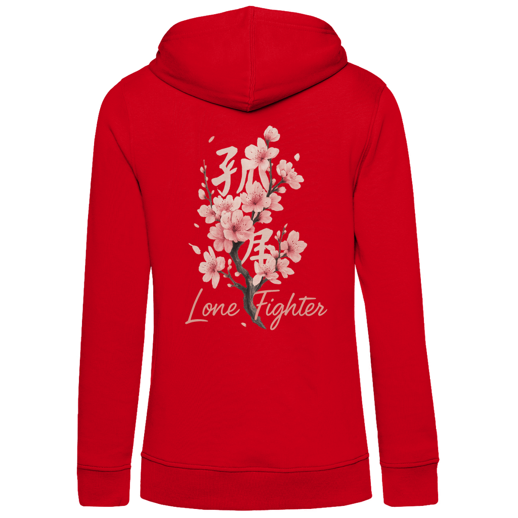Damen Premium Bio Hoodie Cherry Blossom