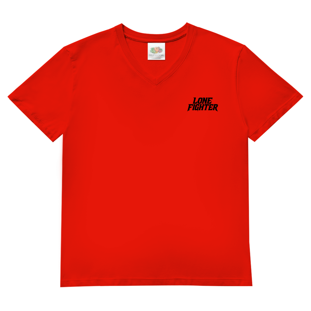 Herren Basic V-Neck T-Shirt Rebel Motion