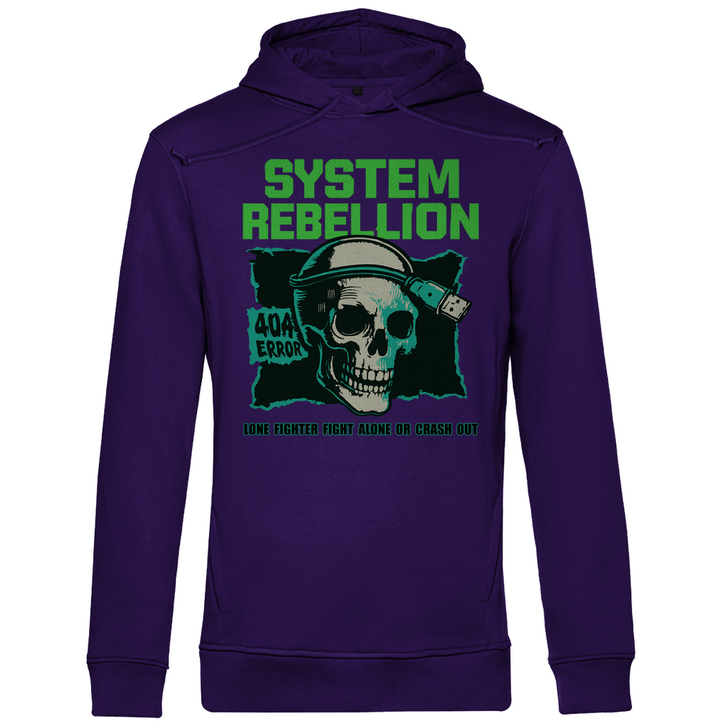 System Rebellion Herren Premium Bio Hoodie