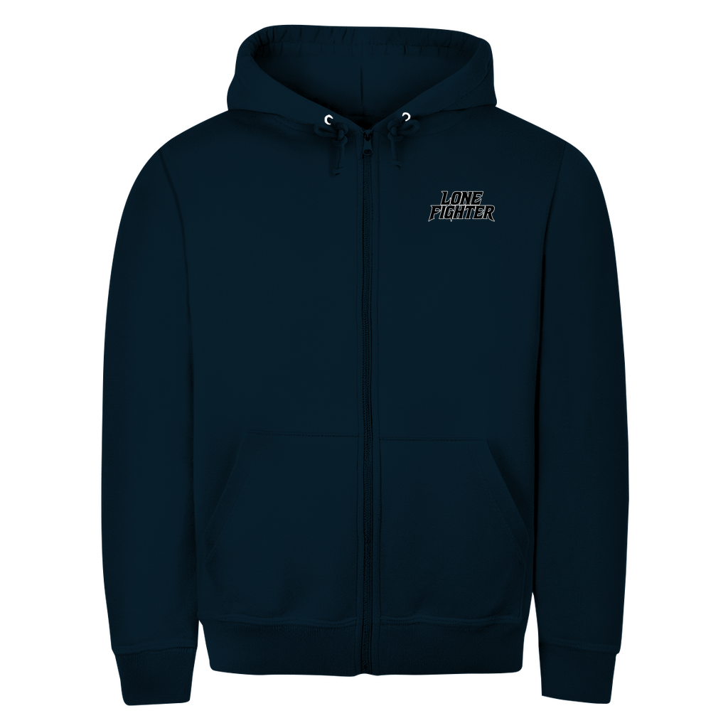 Herren Zipper Hoodie Defy the System