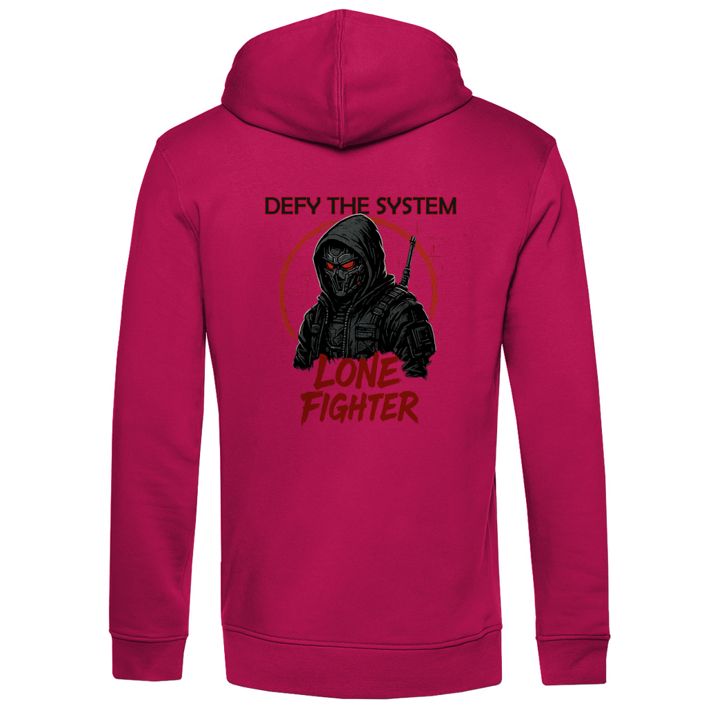 Herren Premium Bio Hoodie Defy the System