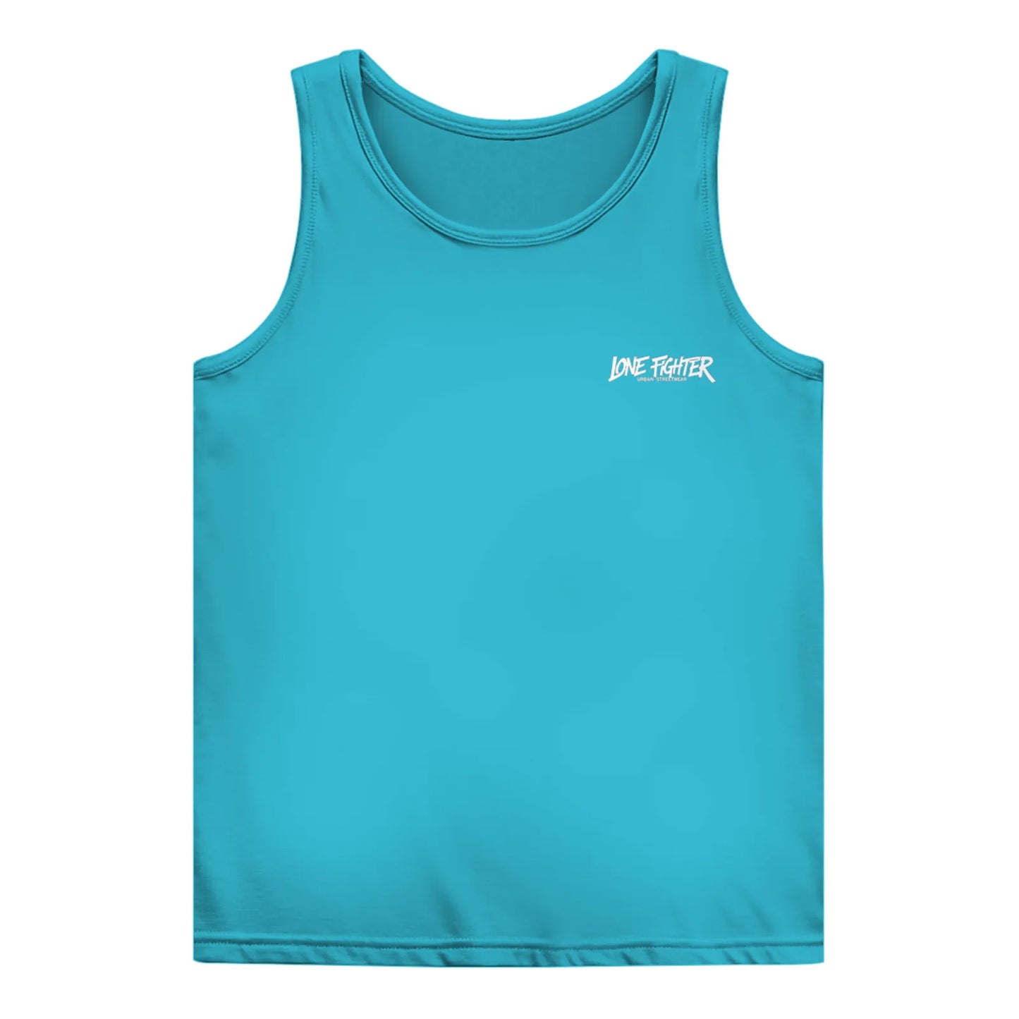 Damen Basic Tank Top Spray Alone, Fight Alone