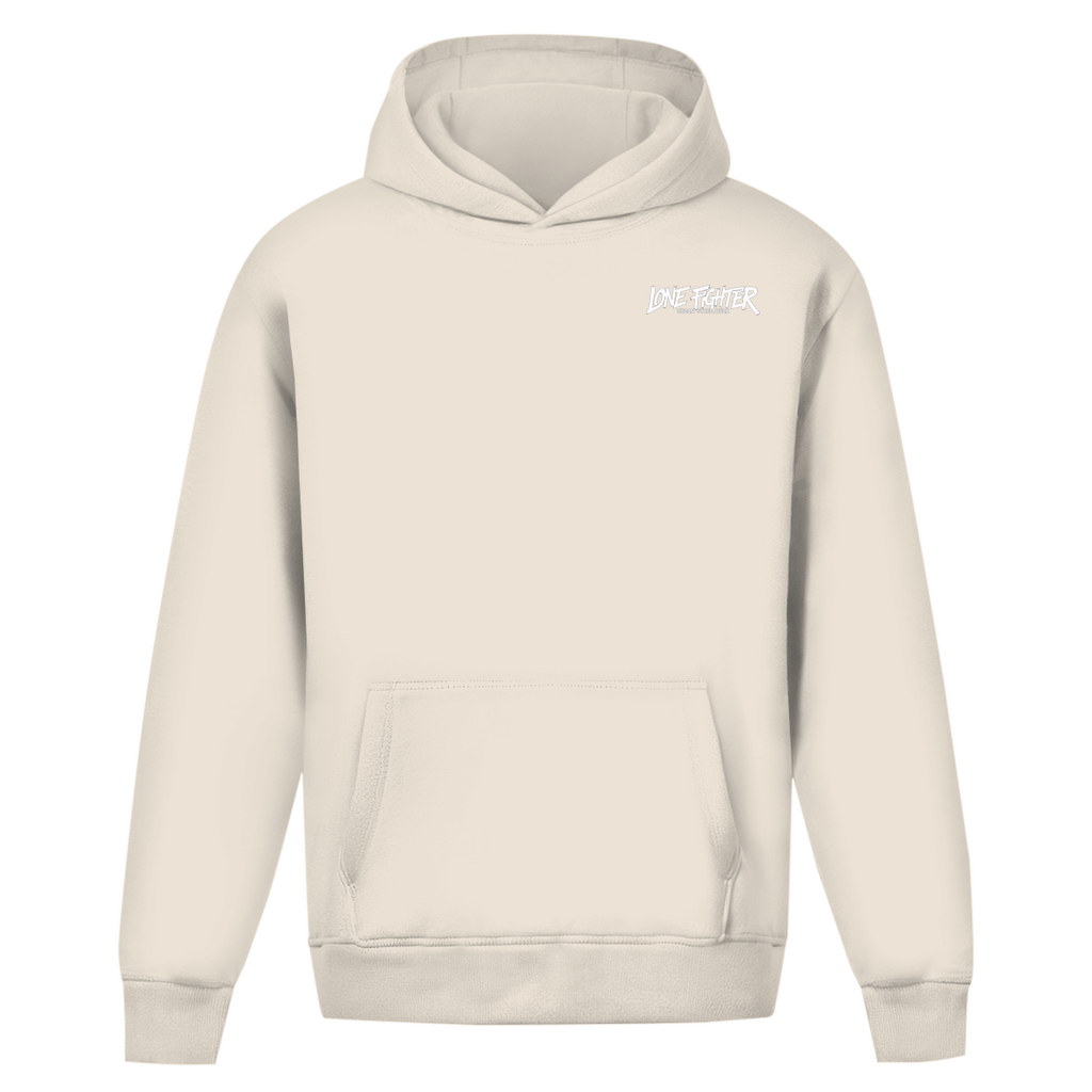 Oversize Hoodie Ohne Kordel Spray Alone, Fight Alone