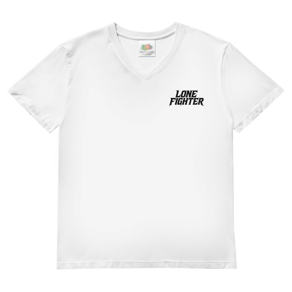 Herren Basic V-Neck T-Shirt Defy the System
