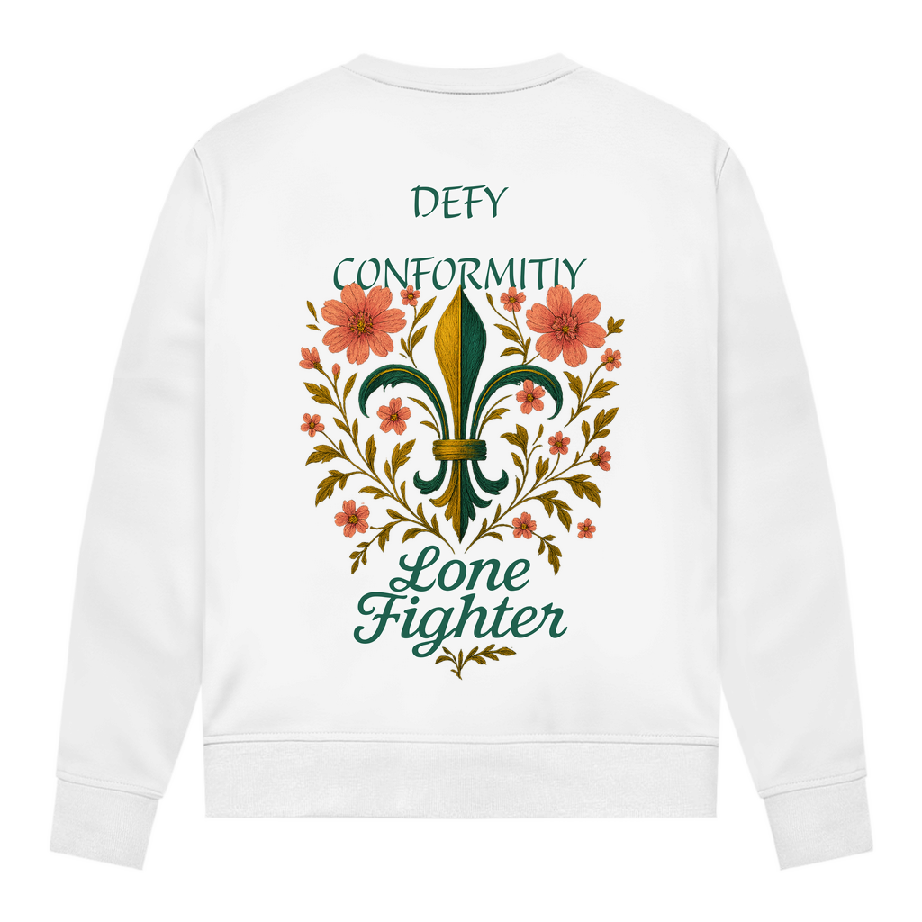 Damen Sweatshirt Fleur de lis