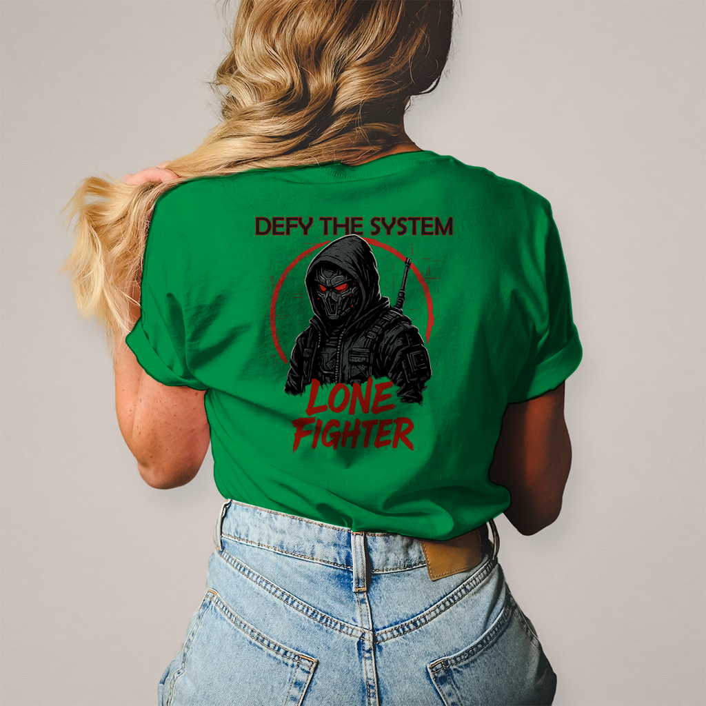 Damen T-Shirt Defy the System