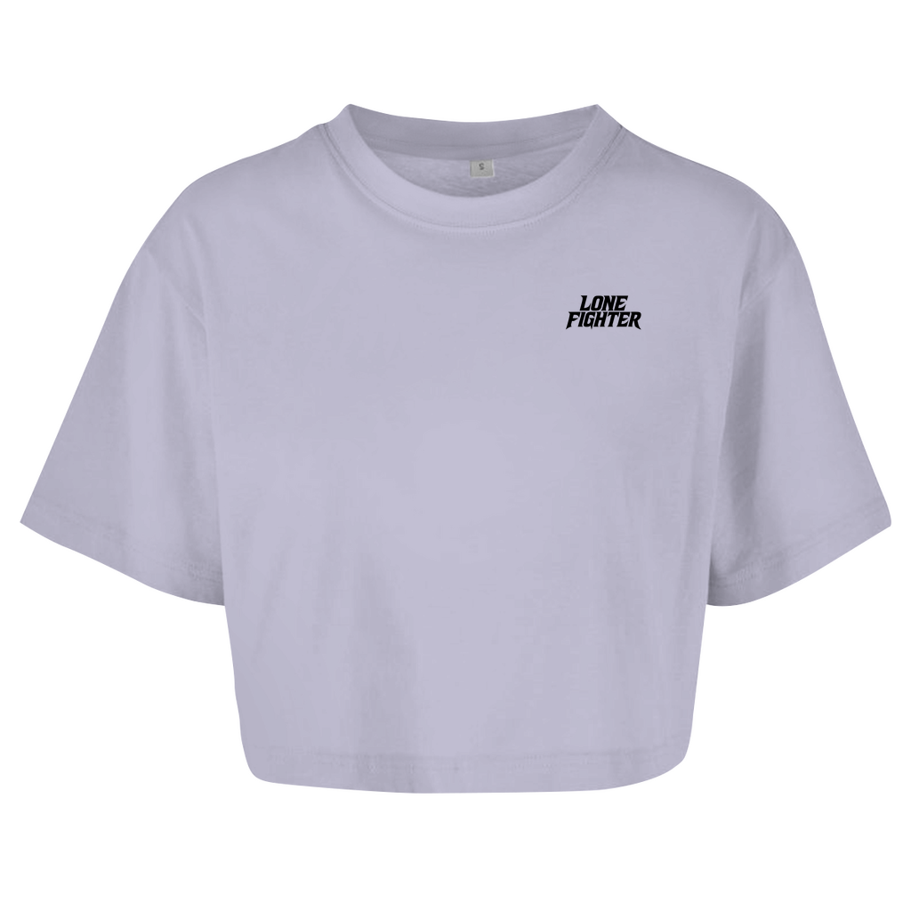 Damen Oversize Crop Top Rebel Motion
