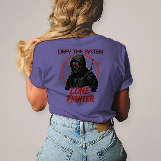 Damen T-Shirt Defy the System