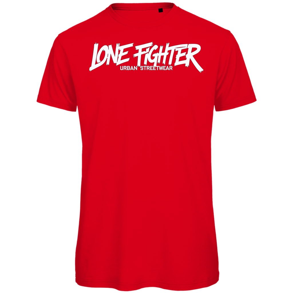 Herren Premium Bio T-Shirt Lone Fighter Graffiti