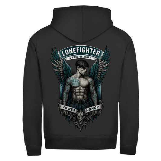 Herren Zipper Hoodie Warrior Soul