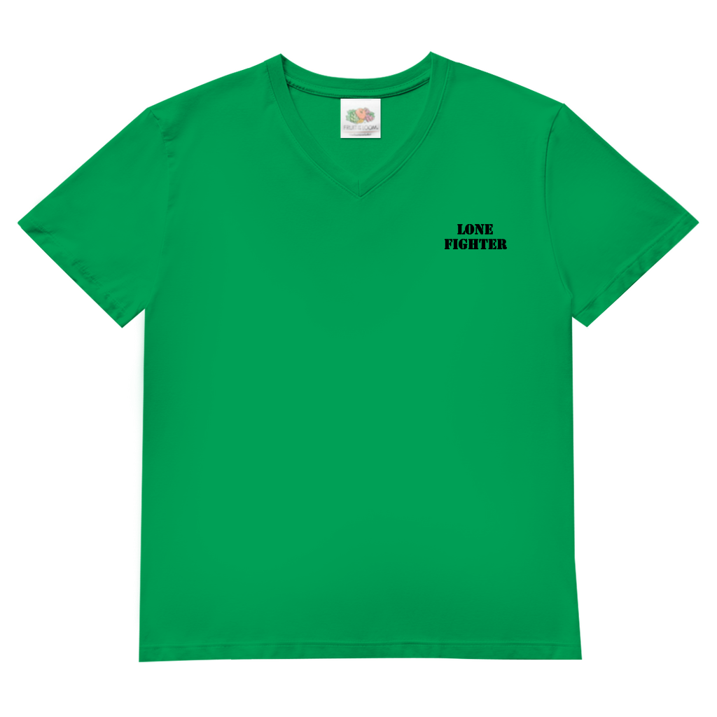 Herren Basic V-Neck T-Shirt Determination