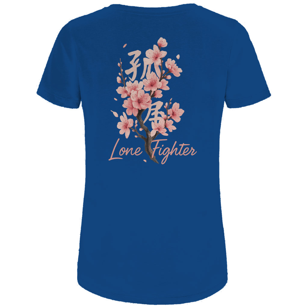 Damen Premium Bio T-Shirt Cherry Blossom