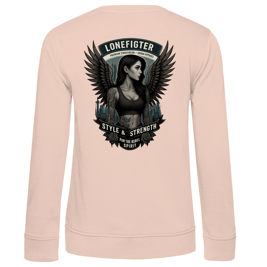 Damen Premium Bio Sweatshirt Warrior Soul