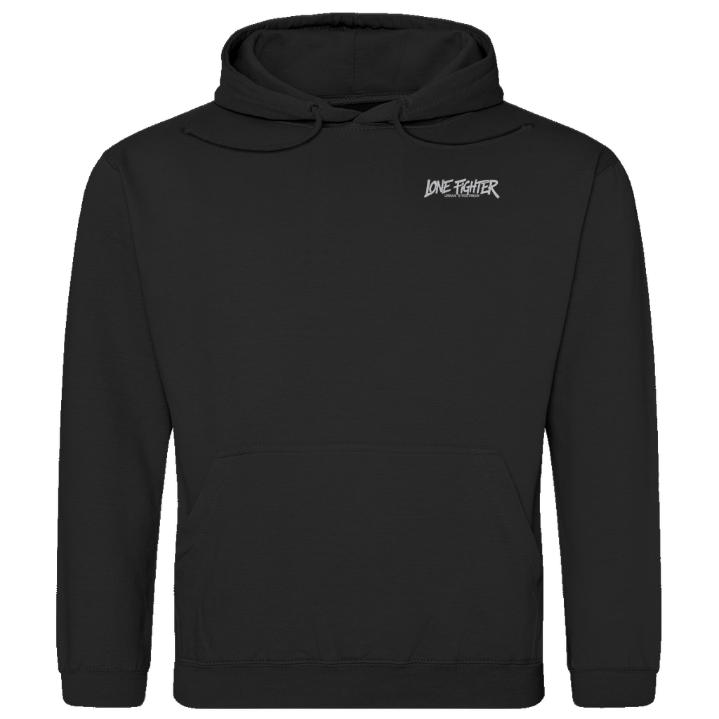 Herren Hoodie Spray Alone, Fight Alone