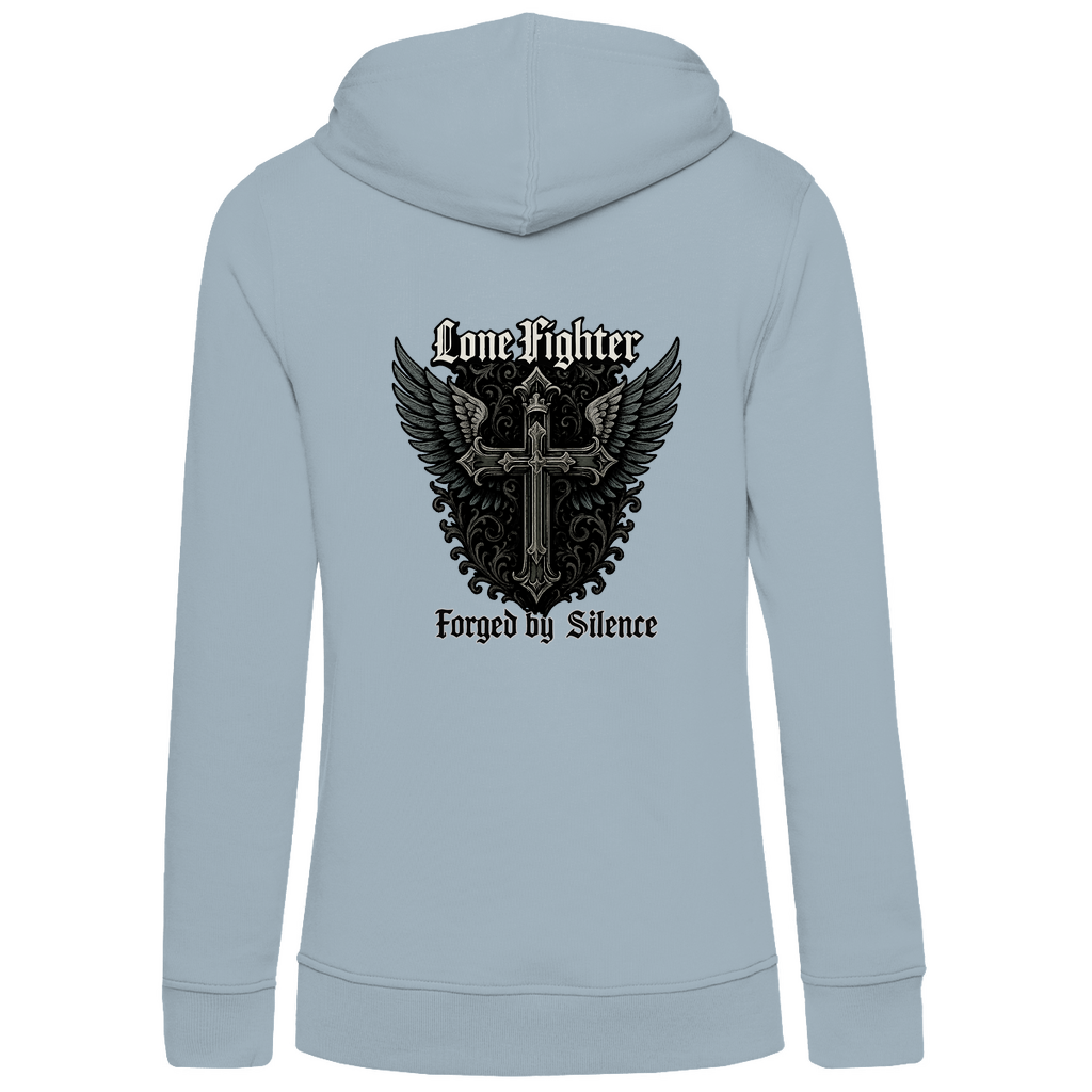 Damen Premium Bio Hoodie Wings of Resolve